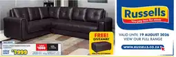 Russells Ballito 2 Piece Corner Lounge Suite offer