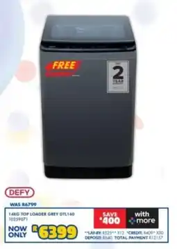 Russells Defy 14KG Top Loader Grey offer