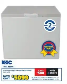 Russells KOC 279LT CHEST FREEZER WHITE offer