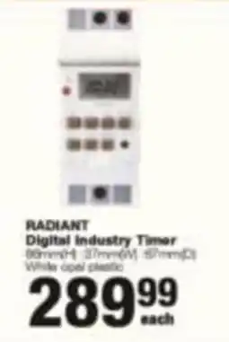 Build It RADIANT Digital Industry Timer offer