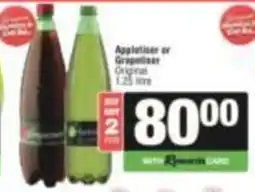 SuperSpar Appletiser or Grapetiser Original offer