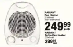 Build It RADIANT Fan Heater offer