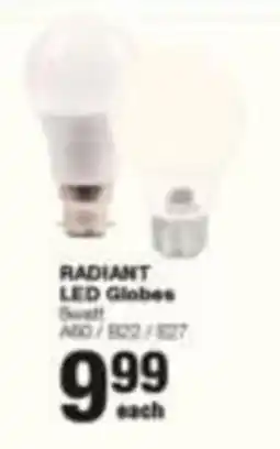 Build It RADIANT LED Globes offer