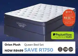 The Bed Shop Orion Plush Queen Bed Set offer