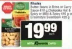 SuperSpar Rhodes Butter Beans offer
