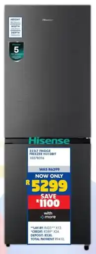 Russells Hisense Fridge Freezer offer