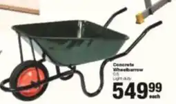 Build It Concrete Wheelbarrow offer