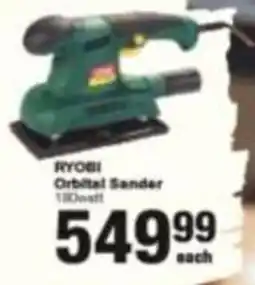 Build It RYOBI Orbital Sander offer