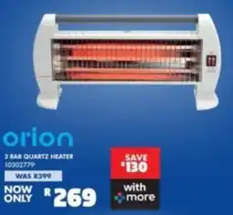 Russells Orion 3 Bar Quartz Heater offer