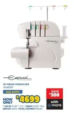Russells Empire 9D Serger Overlocker offer
