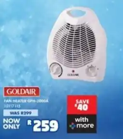 Russells GOLDAIR FAN HEATER GFH-2000A offer