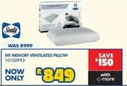 Russells Sealy My Memory Ventilated Pillow offer