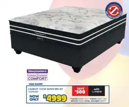 Russells Sleepmasters CAMELOT 152CM QUEEN BED SET offer
