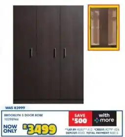 Russells BROOKLYN 3 DOOR ROBE offer
