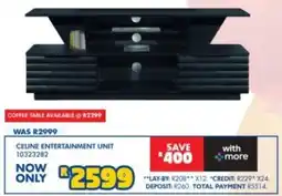 Russells CELINE ENTERTAINMENT UNIT offer