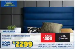 Russells CHELSEA QUEEN HEADBOARD offer