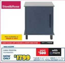 Russells Steel&Rose CARAZ PEDESTAL offer