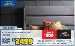 Russells Florence Queen Headboard offer
