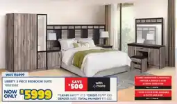 Russells LIBERTY 3 PIECE BEDROOM SUITE offer