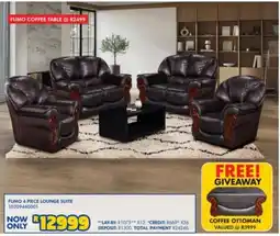 Russells FUMO 4 PIECE LOUNGE SUITE offer