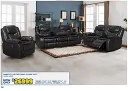 Russells MARRIOTT 3 PIECE RECLINING LOUNGE SUITE offer
