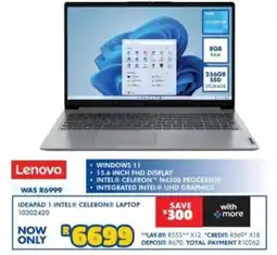 Russells Lenovo IDEAPAD 1 offer