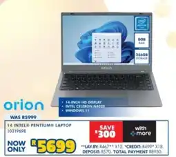 Russells 14 Intel Pentium Laptop offer