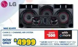 Russells LG CJ45N 2.1 CHANNEL HIFI SYSTEM offer
