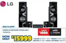 Russells LG 2300W AV RECEIVER SYSTEM MR11 offer