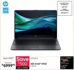Bradlows HP 250 Intel N150 Laptop offer