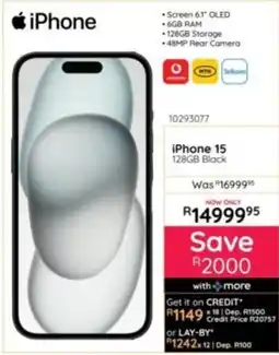 Bradlows iPhone 15 offer