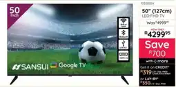 Bradlows 50" LED FHD TV offer