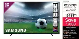 Bradlows 50" (127cm) UHD Smart TV offer