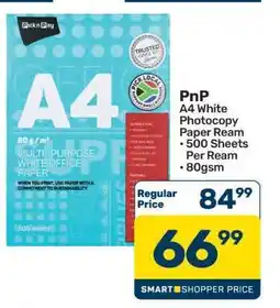 Pick n Pay PnP A4 White Photocopy Paper Ream offer