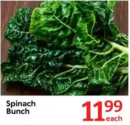 Oxford Freshmarket Spinach Bunch offer