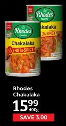 Oxford Freshmarket Rhodes Chakalaka offer