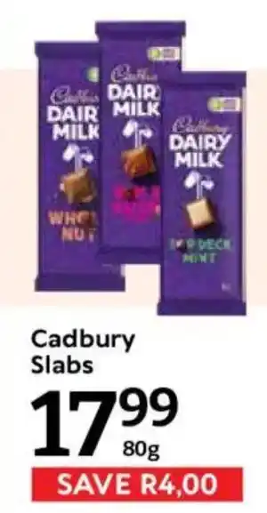 Oxford Freshmarket Cadbury Slabs offer
