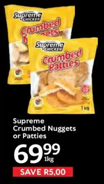 Oxford Freshmarket Supreme Crumbed Nuggets or Patties offer