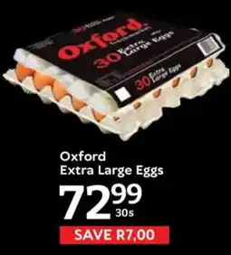 Oxford Freshmarket Oxford Extra Large Eggs offer