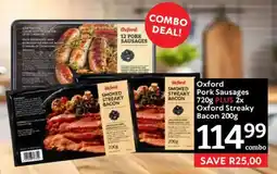 Oxford Freshmarket Oxford Pork Sausages offer