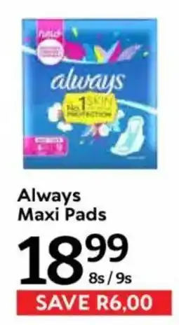 Oxford Freshmarket Always Maxi Pads offer