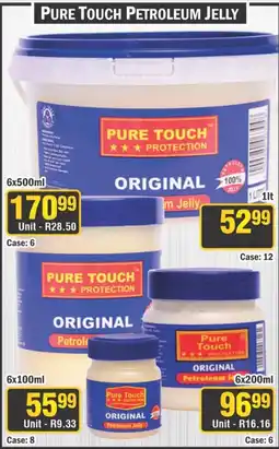 J&E Cash and Carry Pure touch petroleum jelly offer