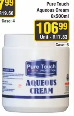 J&E Cash and Carry Pure Touch Aqueous Cream offer
