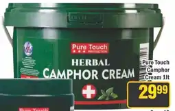 J&E Cash and Carry Pure Touch Camphor Cream offer
