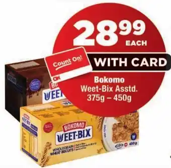 OK Foods Bokomo Weet-Bix Asstd. offer