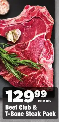 OK Foods Beef Club & T-Bone Steak Pack offer
