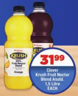 OK Foods Clover Krush Fruit Nectar Blend offer