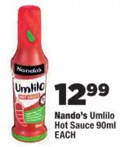 OK Foods Nando's Umlilo Hot Sauce offer
