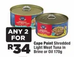 OK Foods Cape Point Shredded Light Meat Tuna offer