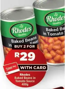 OK Foods Rhodes Baked Beans in Tomato Sauce offer